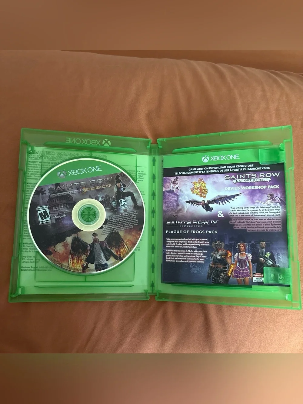 Saints row 4/Gat out of Hell for the xbox one